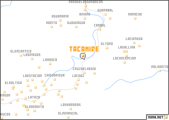 map of Tacamire