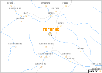 map of Tacanha