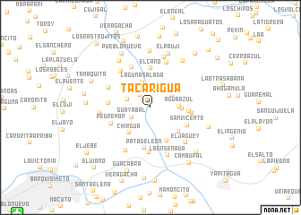 map of Tacarigua