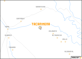 map of Tacarimena