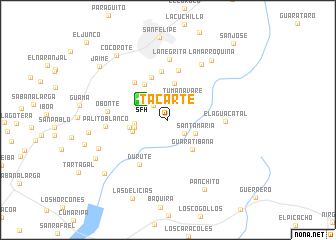 map of Tacarte