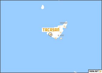 map of Tacasan