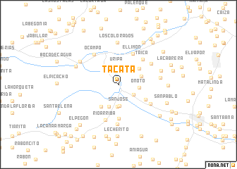 map of Tácata