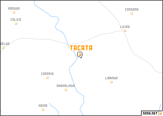 map of Tacata