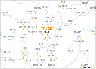 map of Taccon