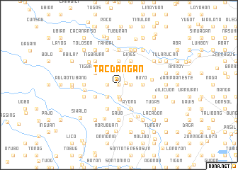 map of Tacdangan