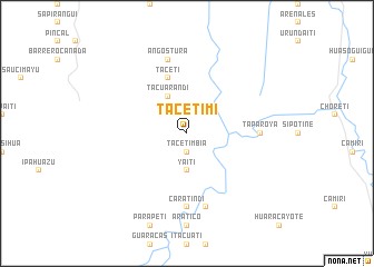 map of Tacetimi