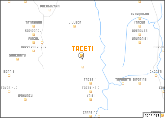 map of Taceti