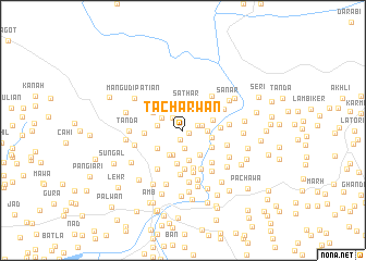 map of Tācharwān