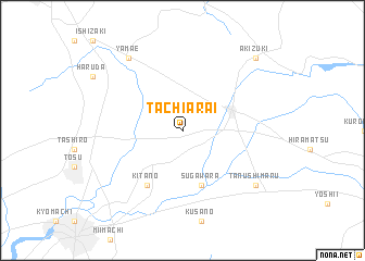 map of Tachiarai