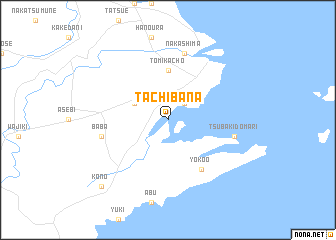 map of Tachibana