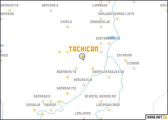 map of Tachicán