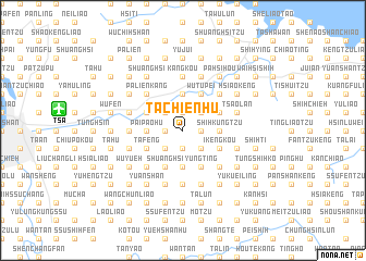 map of Ta-chien-hu