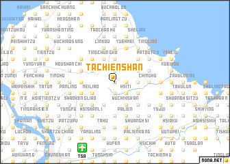 map of Ta-chien-shan