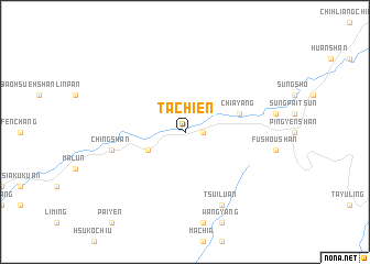 map of Ta-chien