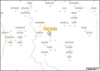 map of Tachigi