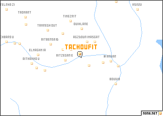 map of Tachʼoufit