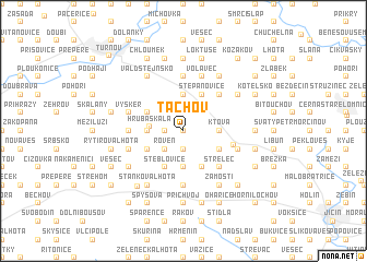 map of Tachov