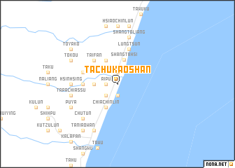 map of Ta-chu-kao-shan