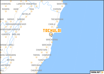 map of Ta-chü-lai