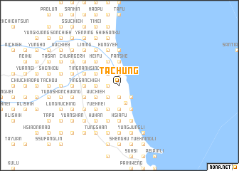 map of Ta-chung