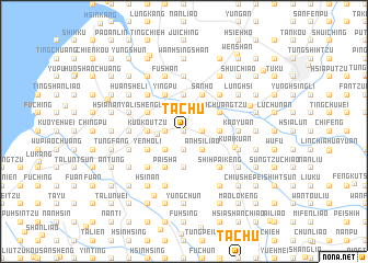 map of Ta-chu