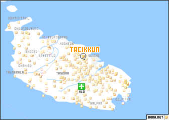 map of Taʼ Ċikkun