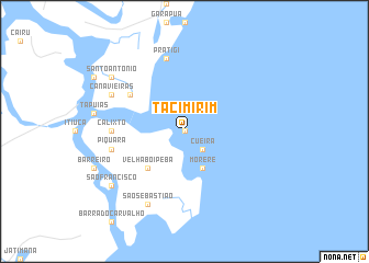 map of Tacimirim