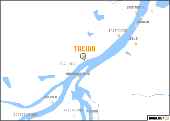 map of Taciuã