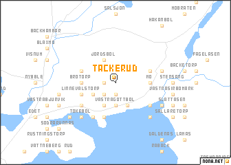 map of Tackerud