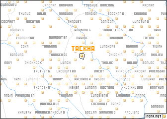 map of Tắc Kha