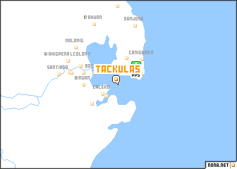 map of Tackulas