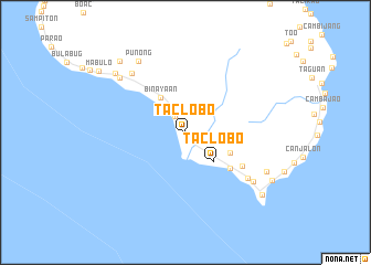 map of Taclobo