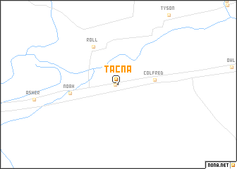 map of Tacna