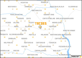 map of Tacões