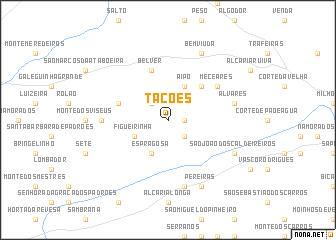 map of Tacões