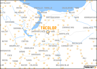 map of Tacolor