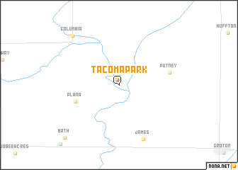 map of Tacoma Park