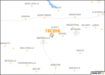 map of Tacoma