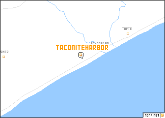 map of Taconite Harbor