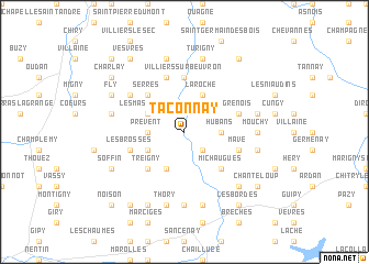 map of Taconnay