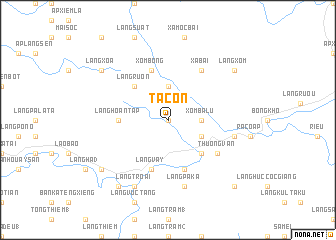 map of Tà Cơn