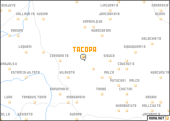 map of Tacopa