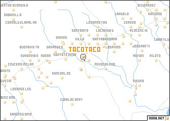 map of Taco Taco