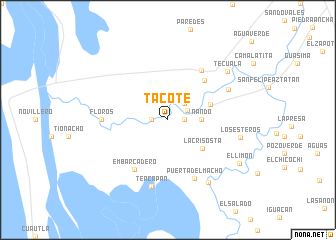 map of Tacote