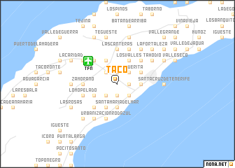 map of Taco