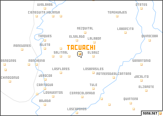 map of Tacuachi