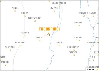 map of Tacuafindi