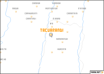 map of Tacuarandi