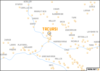 map of Tacuasi